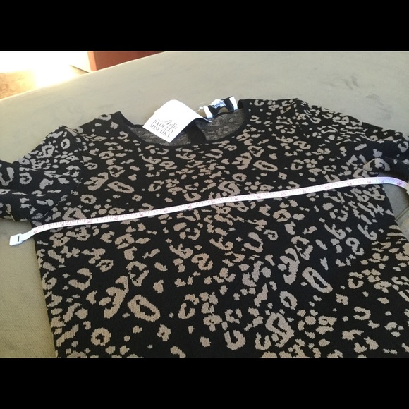 NWT B Mischka Leopard Sweater Dress - Picture 3 of 8